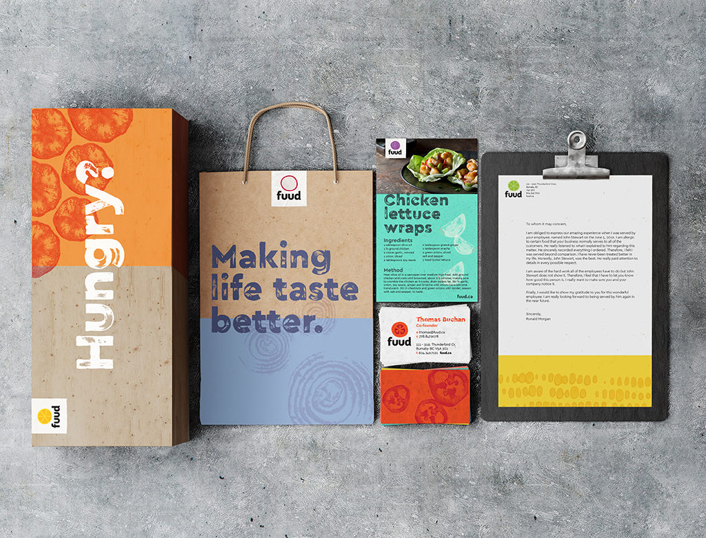 Fuud various brand collateral