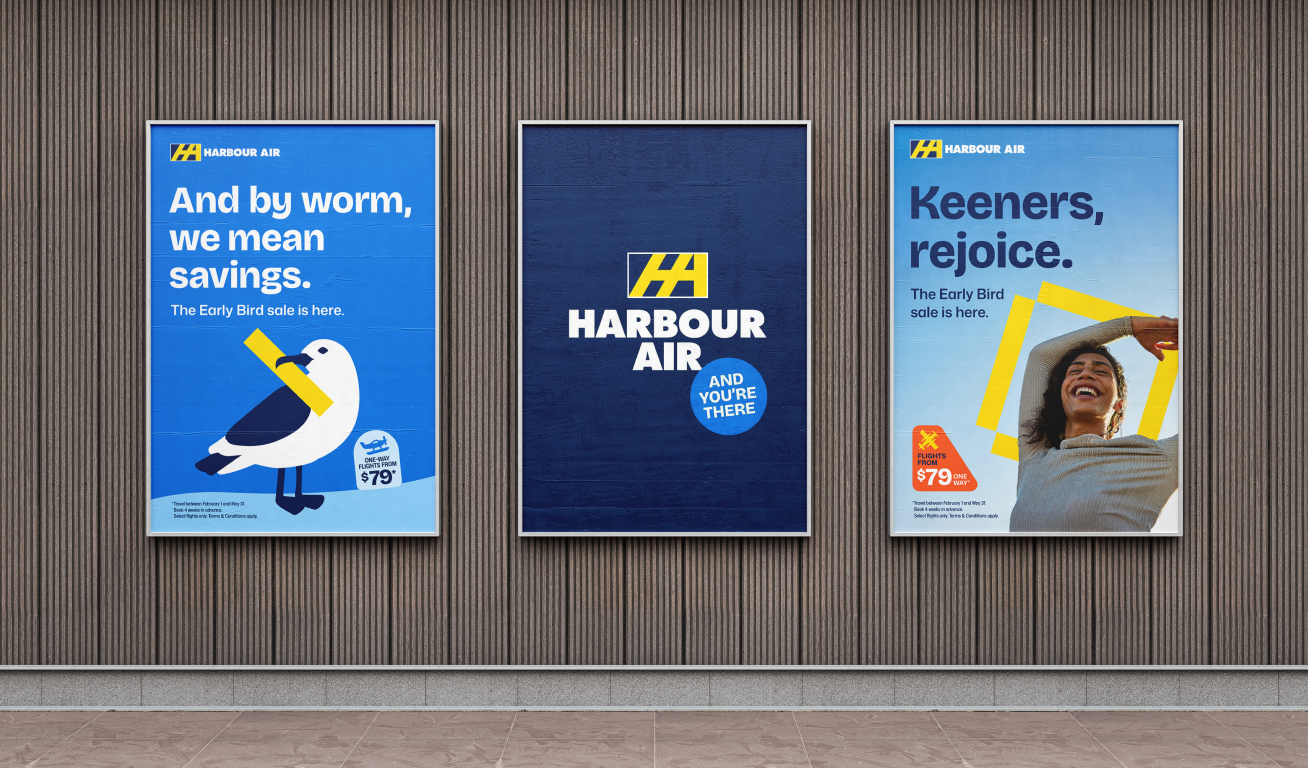 Harbour Air seasonal tactical posters