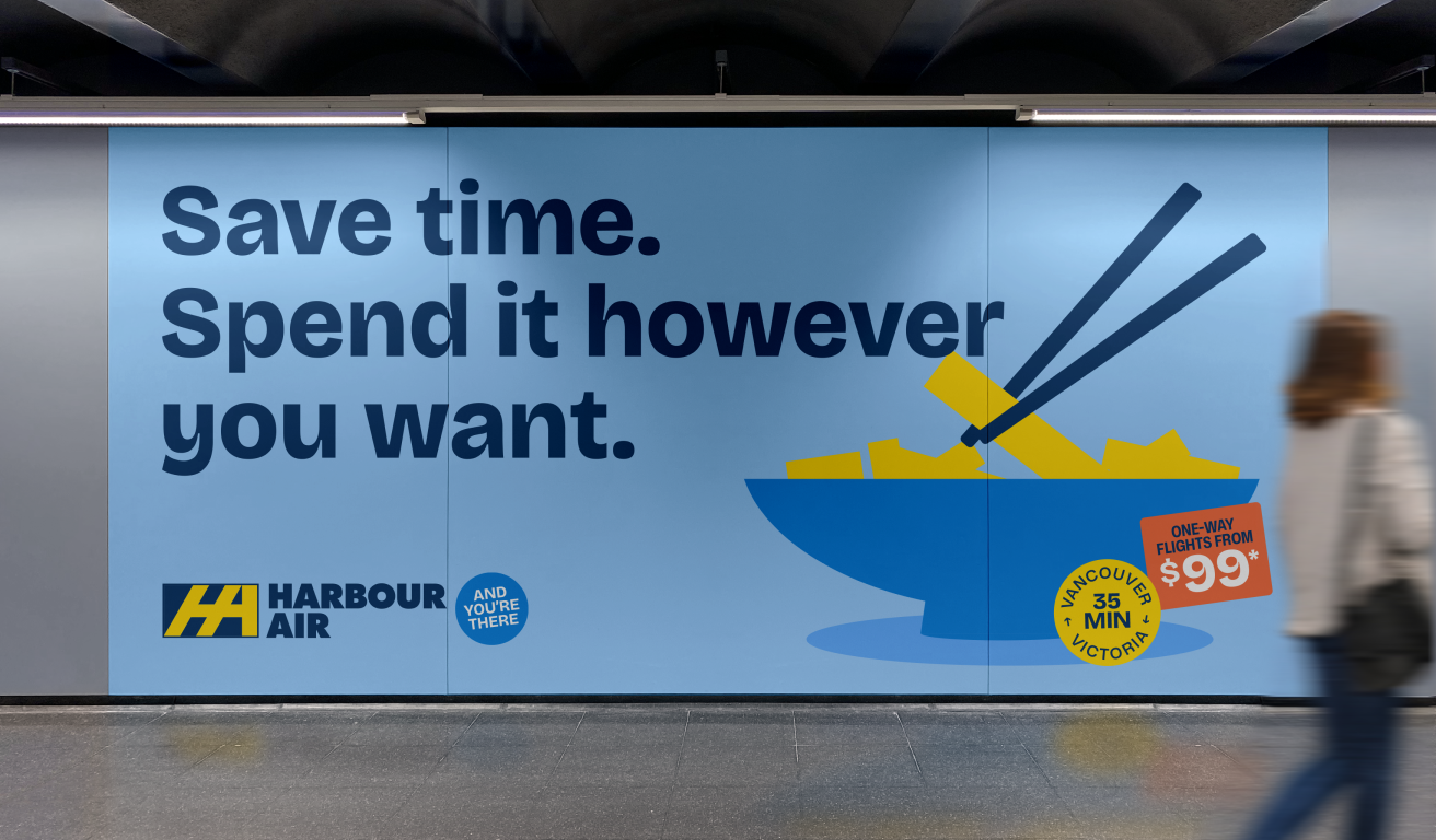 Harbour Air billboard